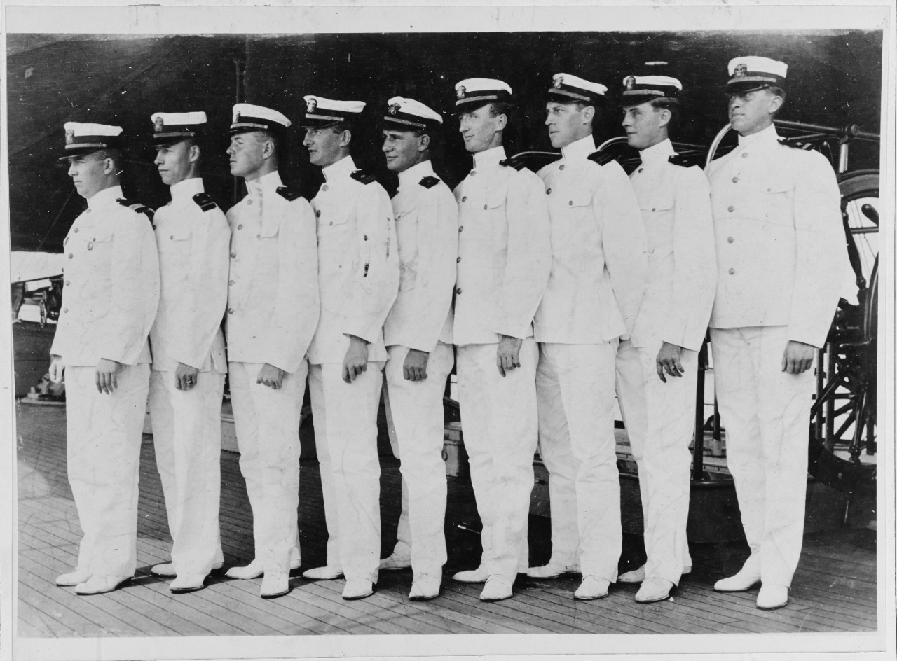 Officers of USS CHATTANOOGA, 1908.