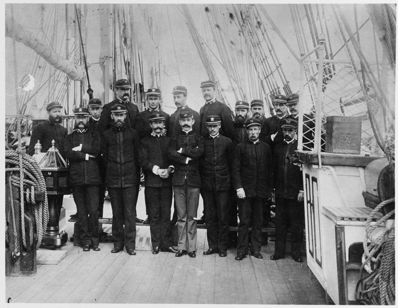 Officers of USS PORTSMOUTH, 1843-1915