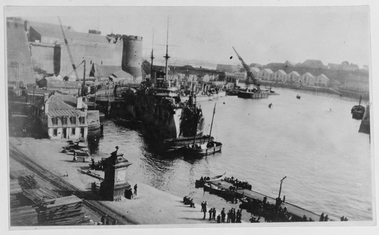 Landing at Brest, France, 8 August 1919.