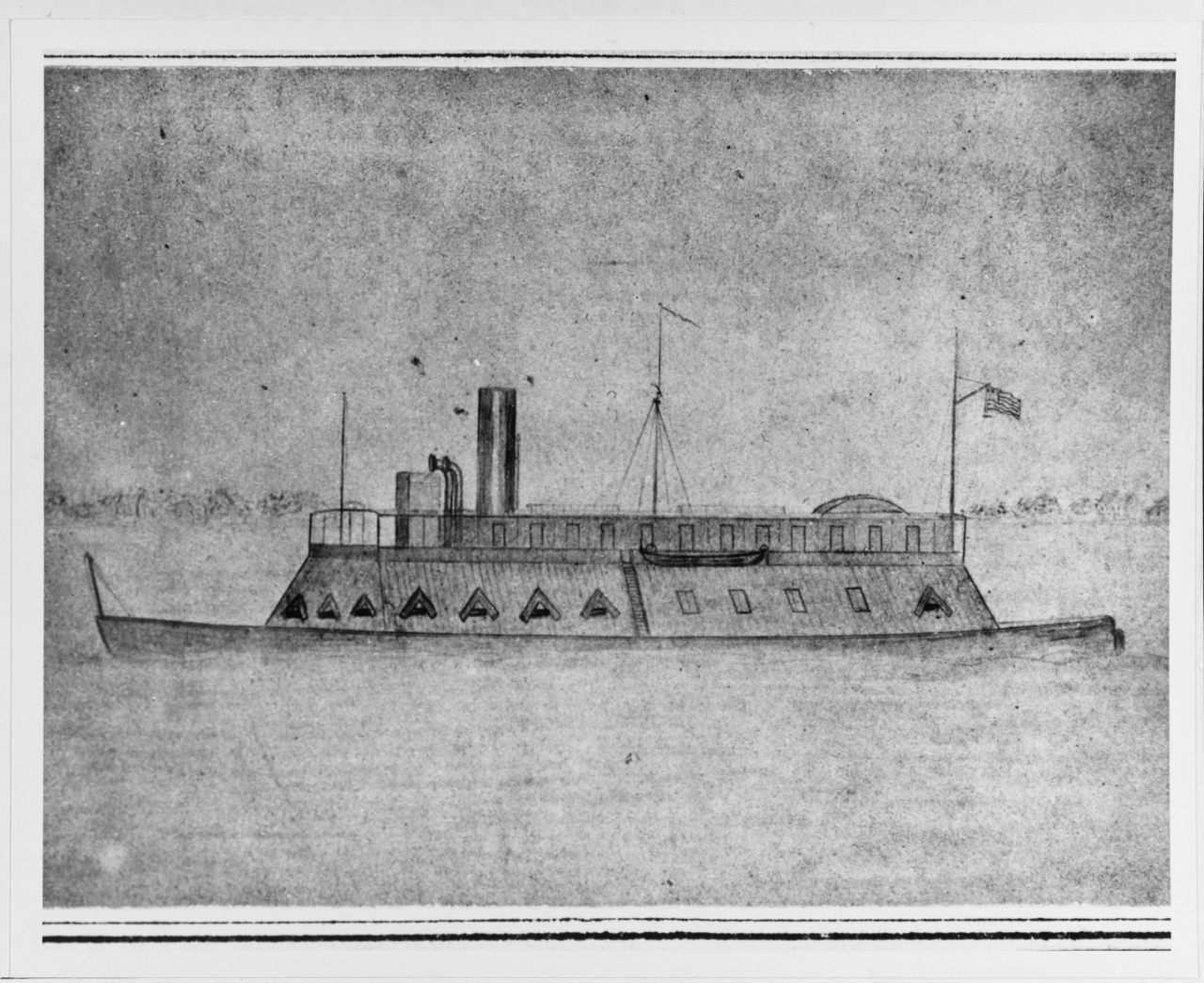 Photo #: NH 998  USS Cincinnati (1862-1865)