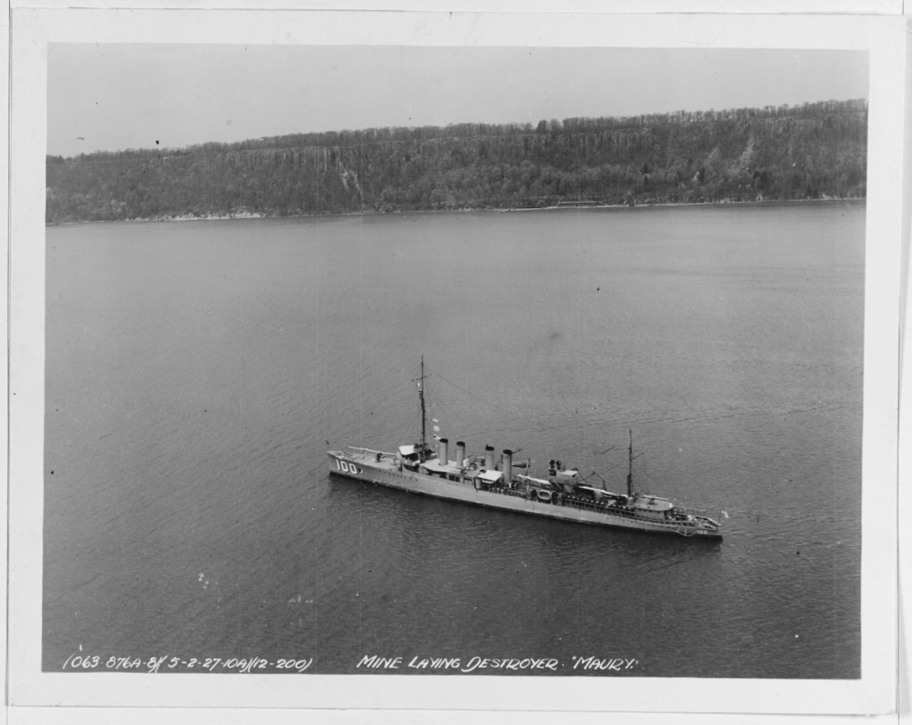 USS MAURY (DD-100), 1918-30
