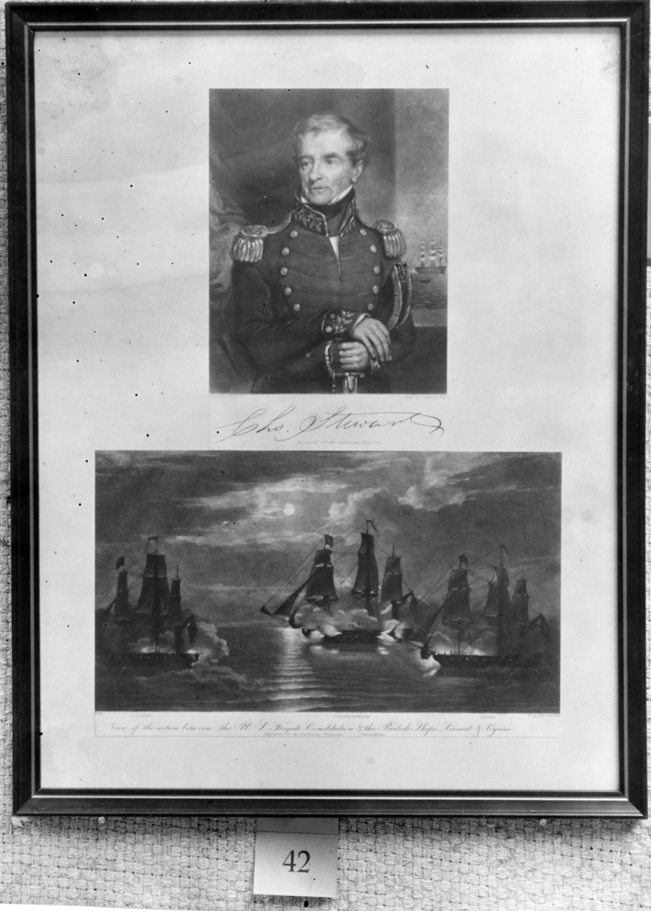 Commodore Charles Stewart and CONSTITUTION vs LEVANT and CYANE