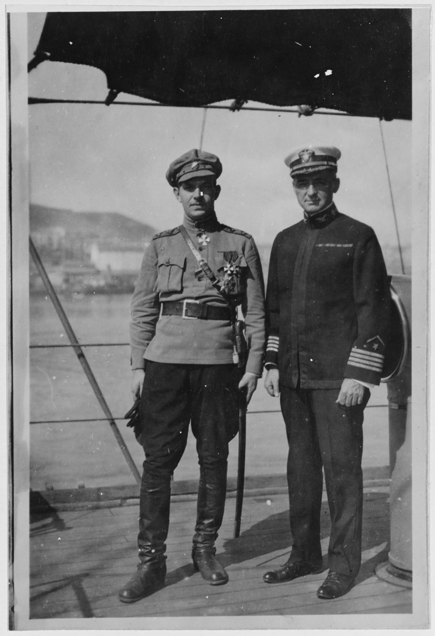 General Gaida and Captain E. B. Larimer