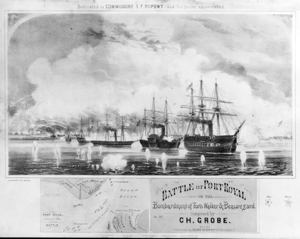 Song Sheet, "Battle of Port Royal"