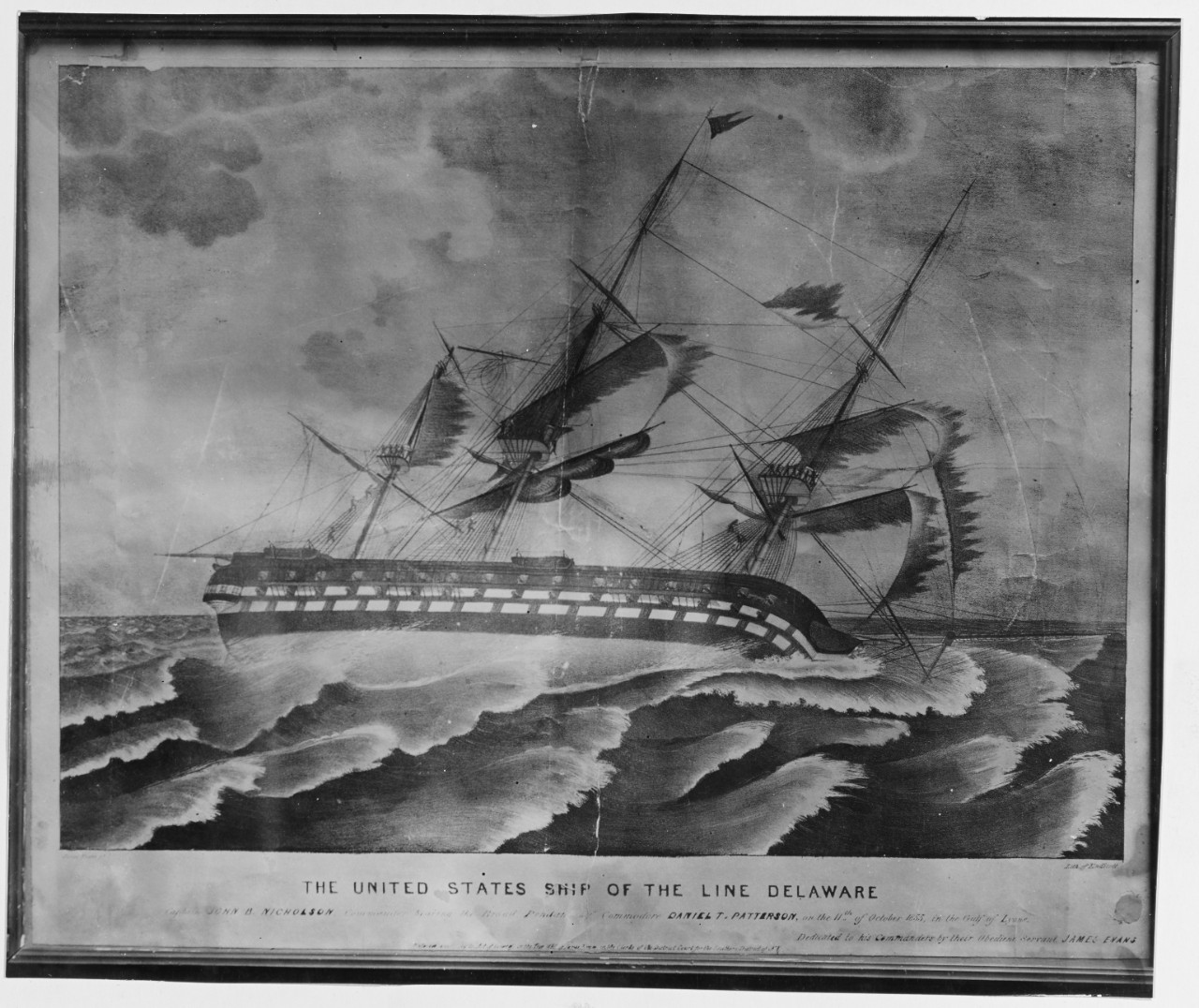 U.S. ship of the line DELAWARE (1817-1861)