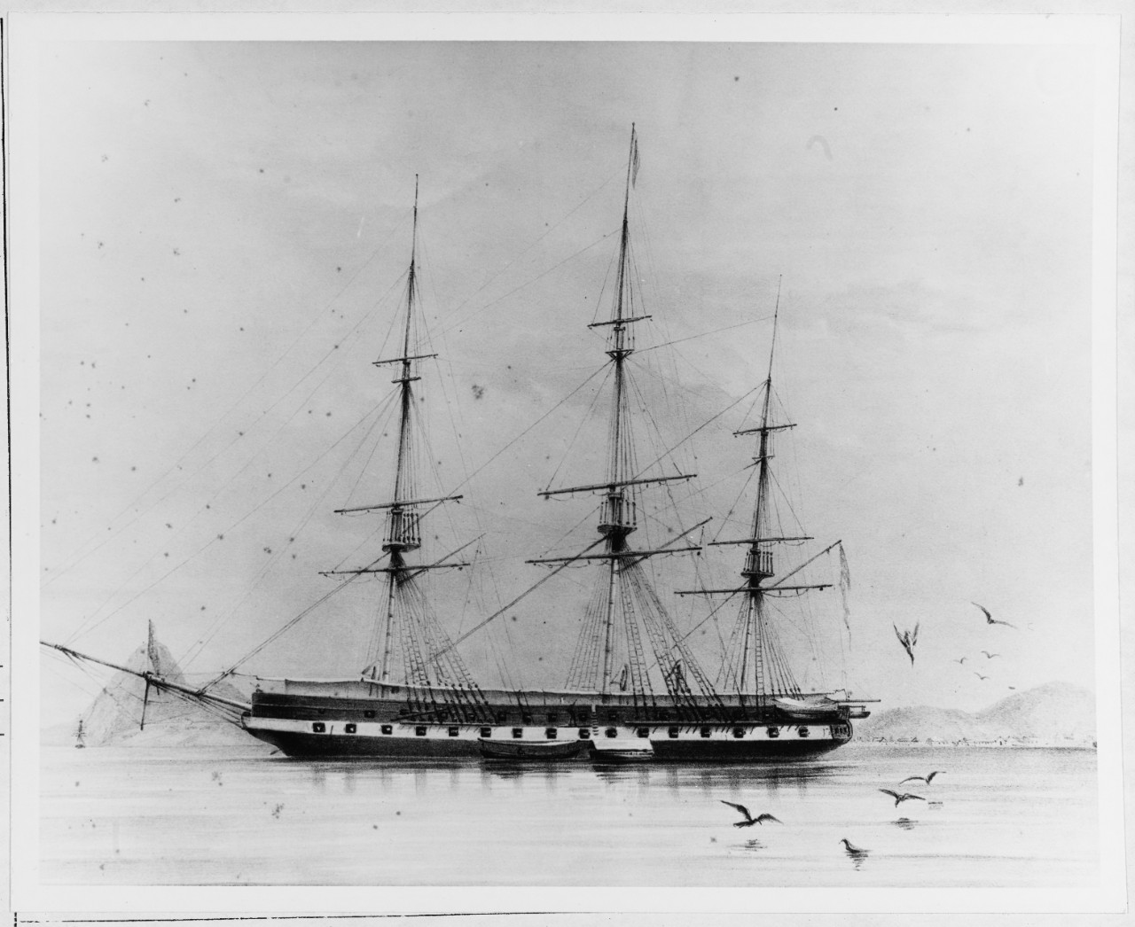 USS SAVANNAH, 1820-1883