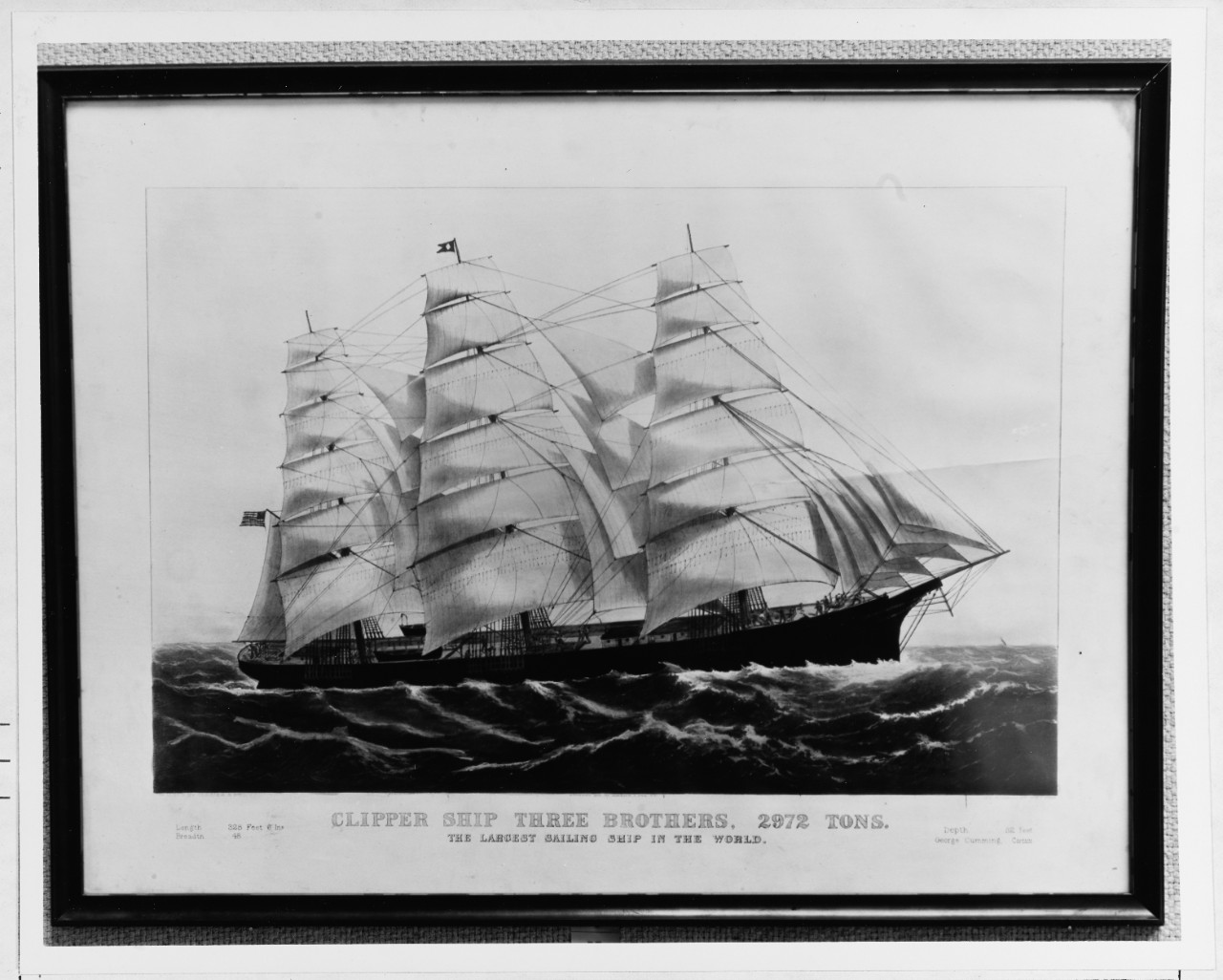 Clipper ship THREE BROTHERS