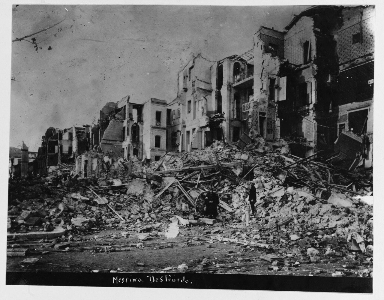 Photo #: NH 1447  Messina Earthquake, 28 December 1908
