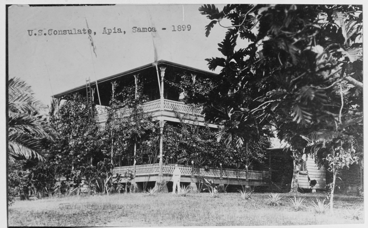 U.S. Consulate, Apia, Samoa, 1899.