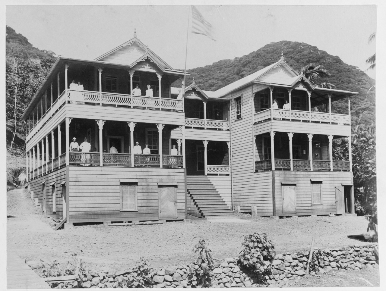 Oceanic Hotel, Pago Pago, Samoa, 1900-1901.