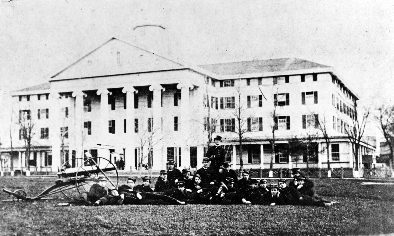 U.S. Naval Academy, Newport, Rhode Island, 1863.