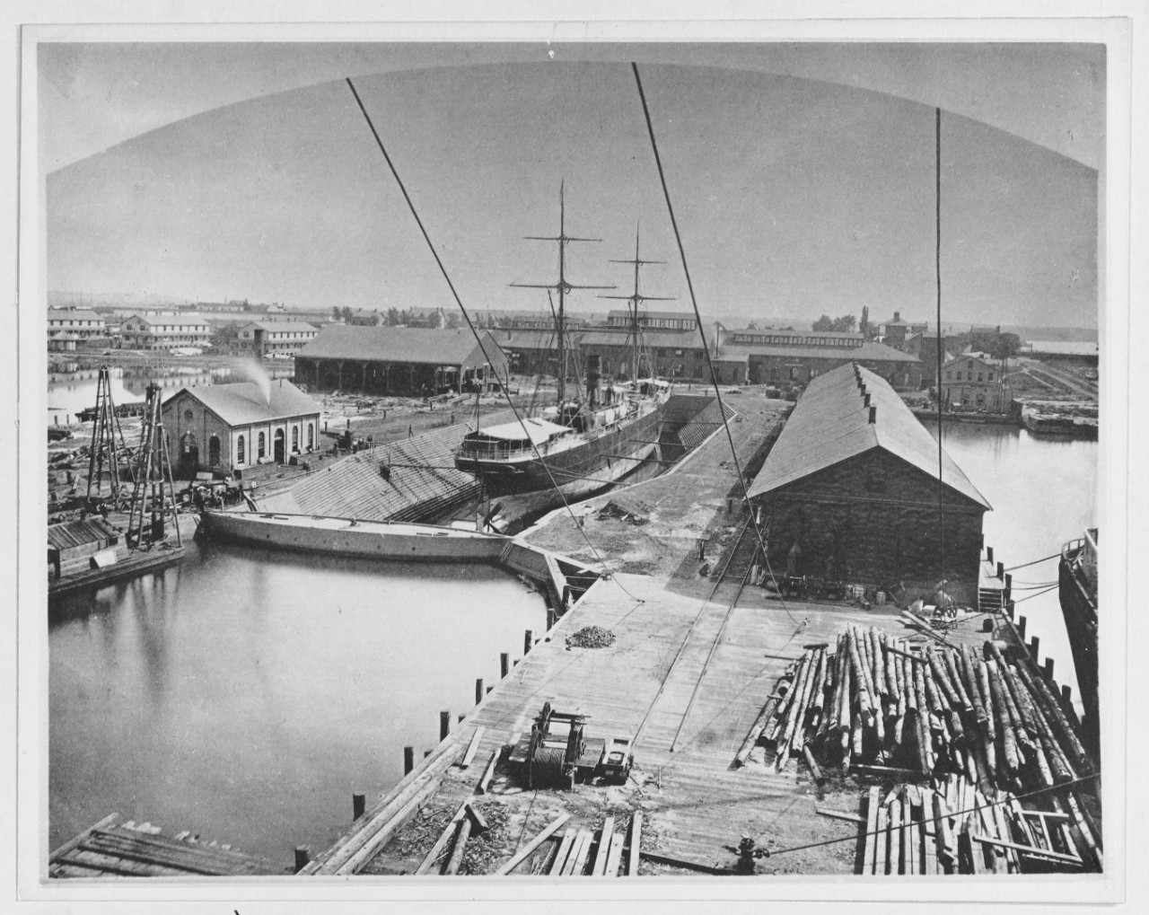 Baltimore dry dock, 1879-1880.