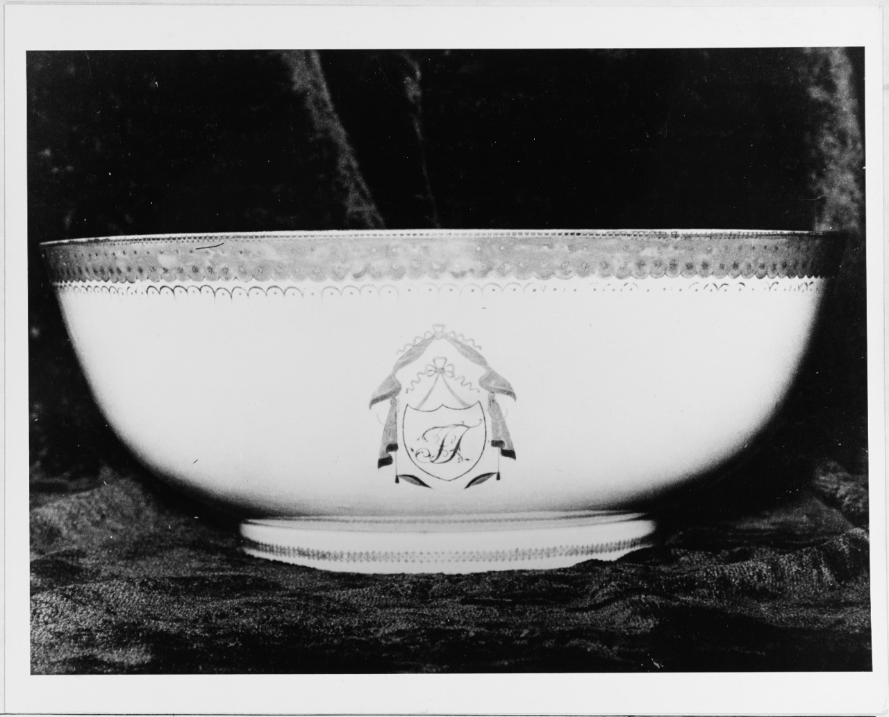 Thomas Truxton possessions:  punch bowl