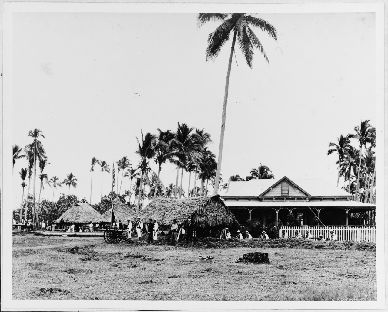 Trenches at Moulinuu, Samoa