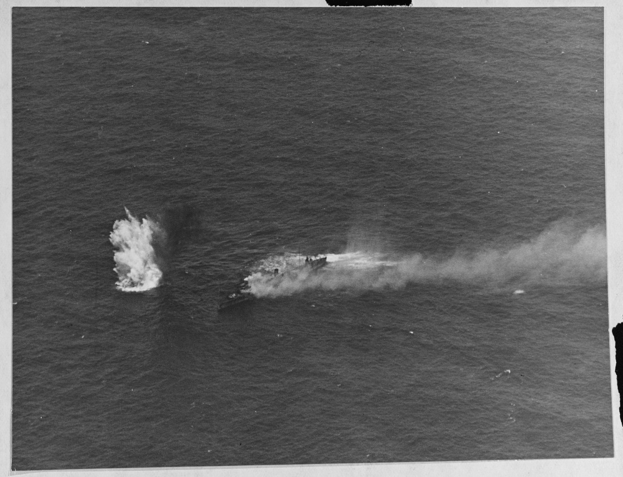 Bombing of ex-German Warship