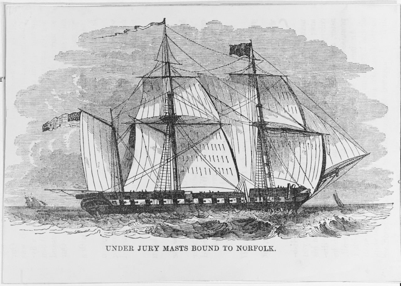U.S. Navy Frigate (circa 1800-1820)