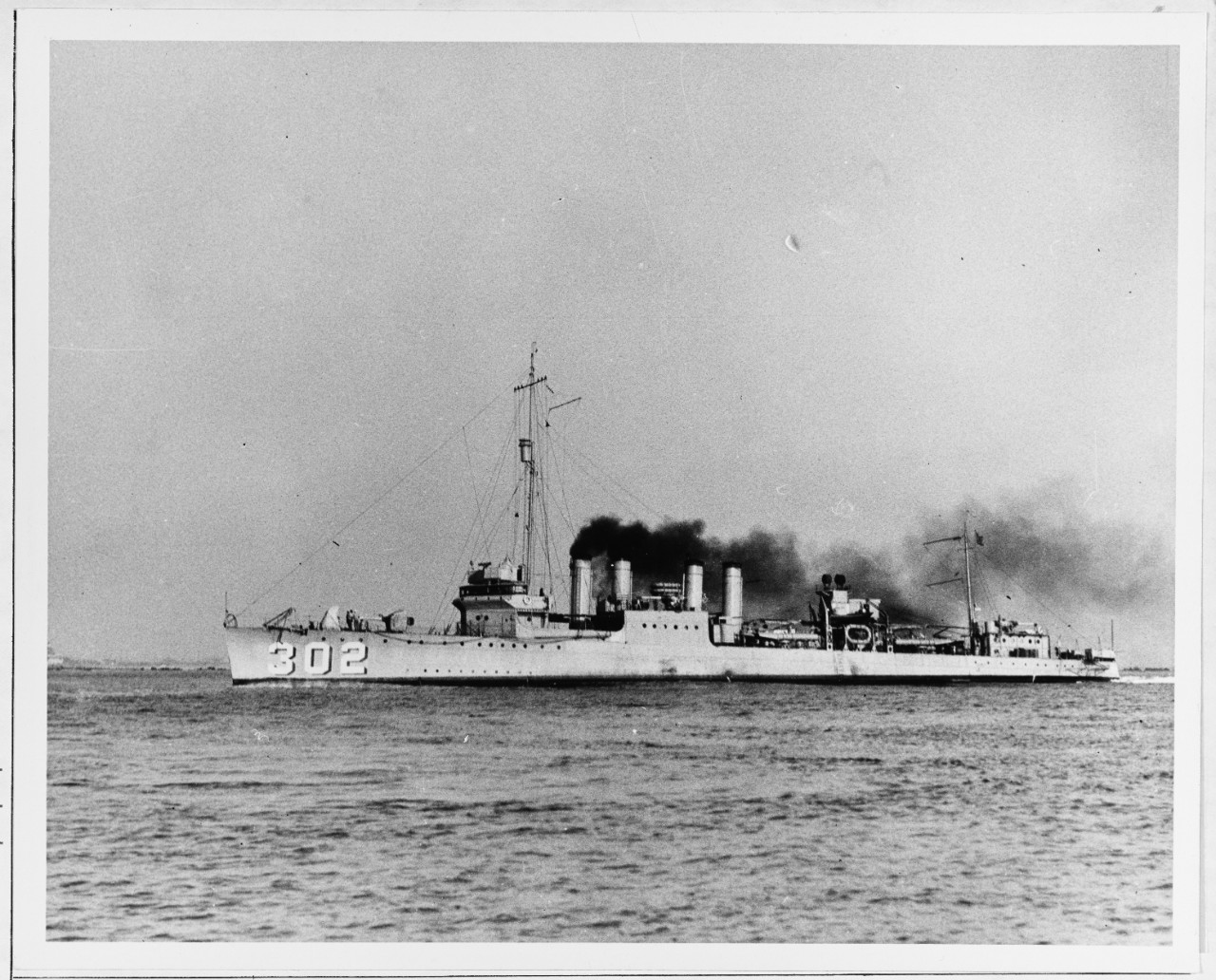 Photo #: NH 1871  USS Stoddert (DD-302)