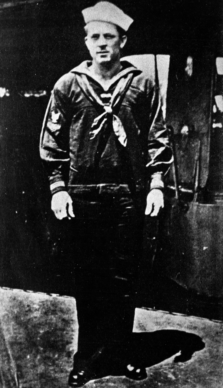 Photo #: NH 1876  Gunner's Mate Third Class Osmond K. Ingram, USN