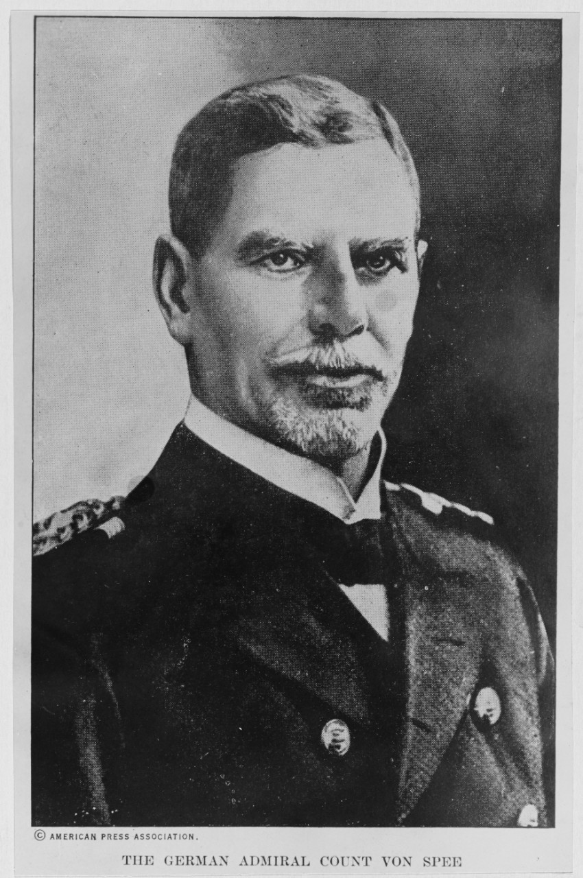German Admiral Count von Spee, Commander