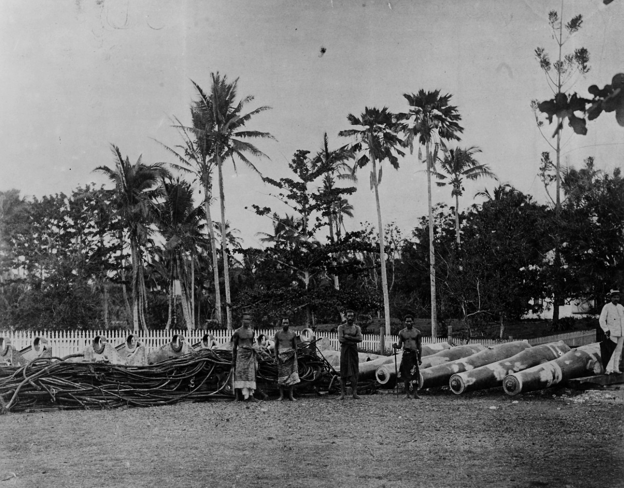 Photo #: NH 1909  Samoan Hurricane of 15-16 March 1889