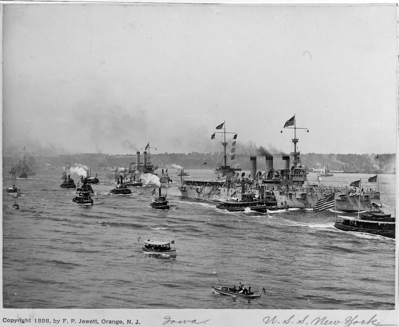 Fleet Review in New York Harbor
