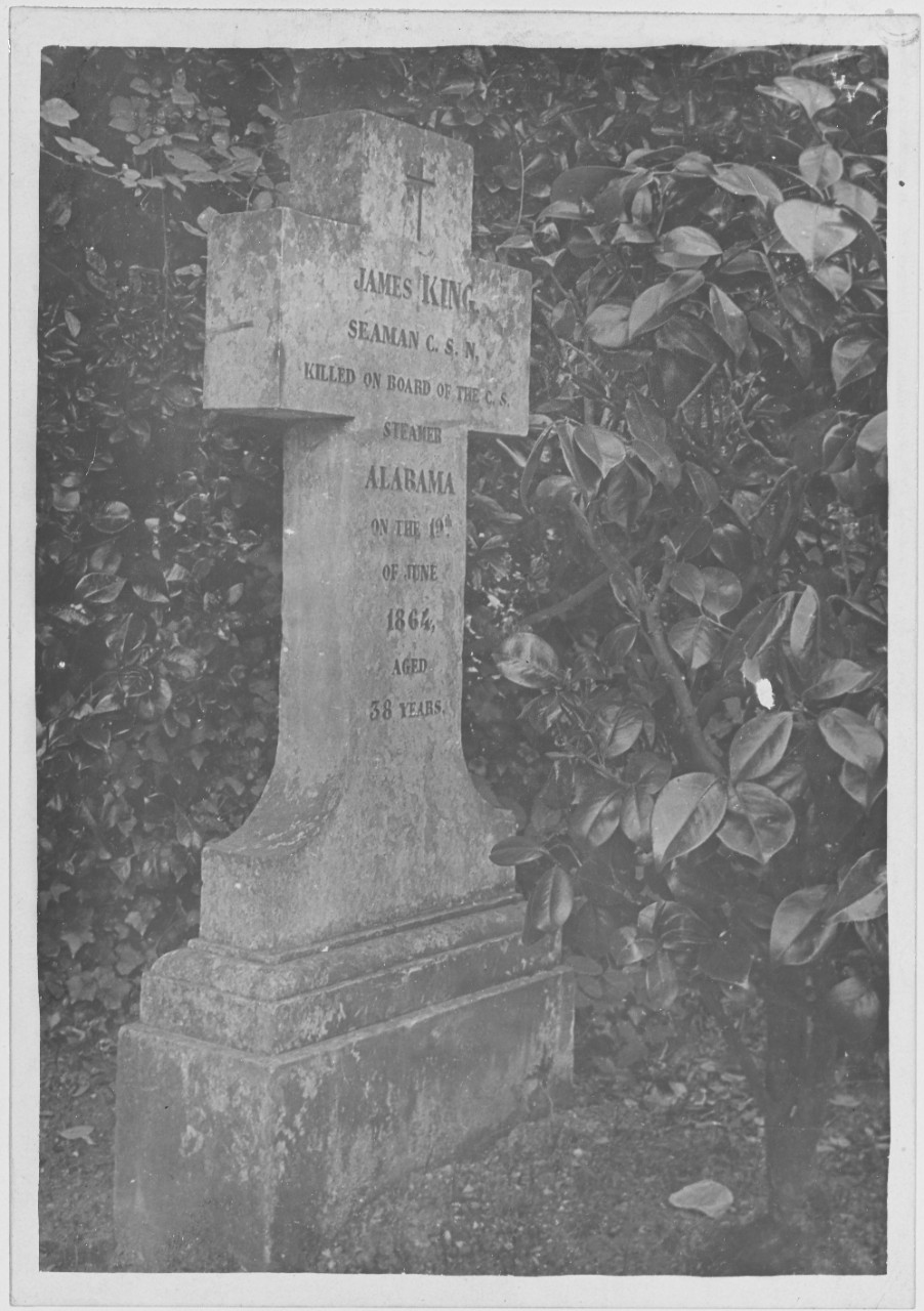 Photo #: NH 1931  Grave of Seaman James King, CSN