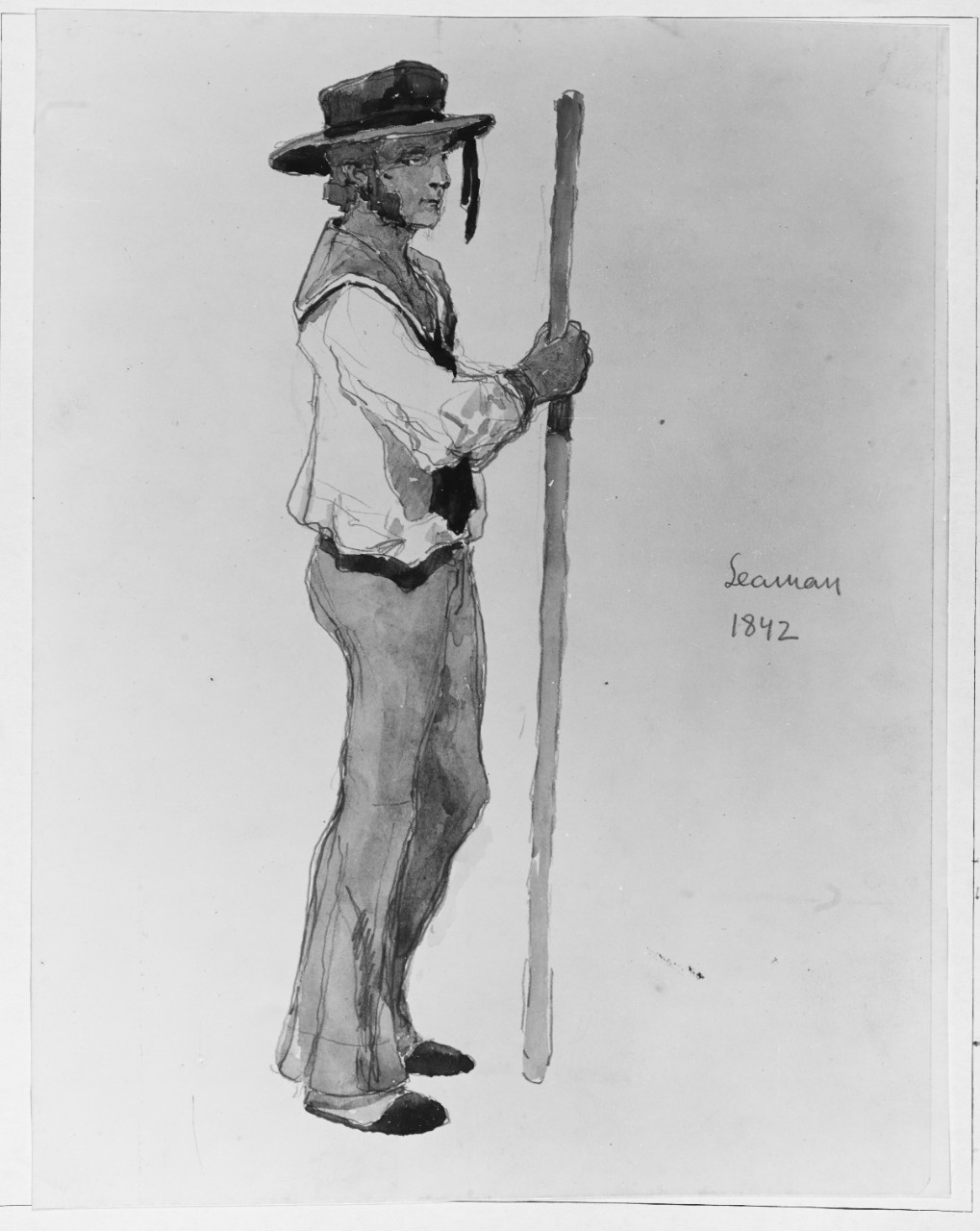 Seaman Uniform, 1842.