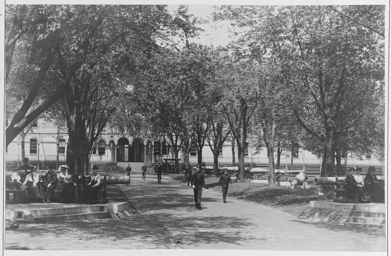 Main Walk from Quarters, U.S. Naval Academy Class of 1905. 