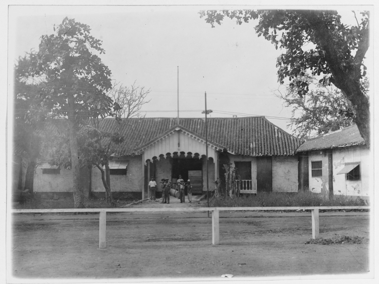 The "Original" Guardhouse at Main Gate, Cavite, Philippine Islands, 1904. 