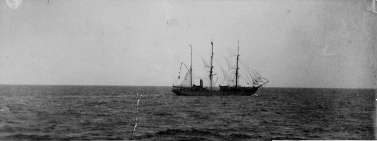 USS THETIS under sail