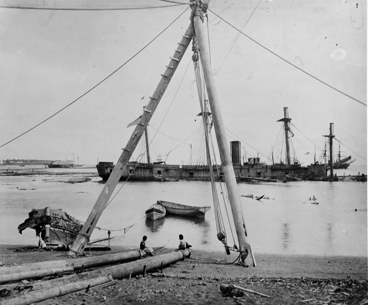 Photo #: NH 2149  Samoan Hurricane of 15-16 March 1889