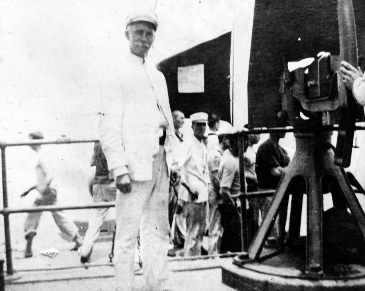 Lieutenant Commander J.K. Cogswell, July 3, 1898, aboard the USS OREGON (BB-3). 