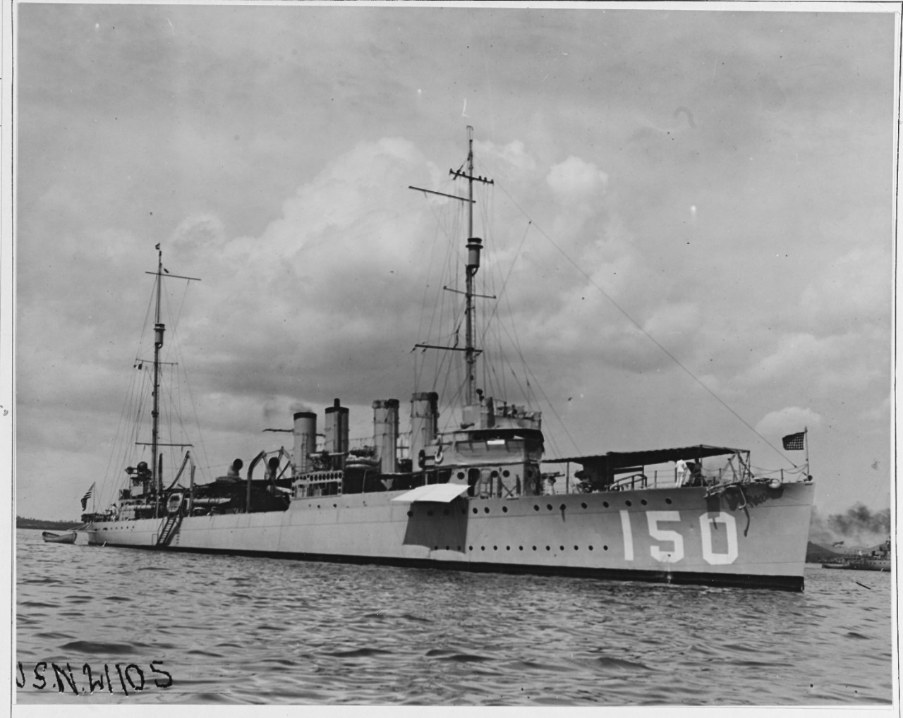 USS BLAKELEY (DD-150) (1919-1945). 