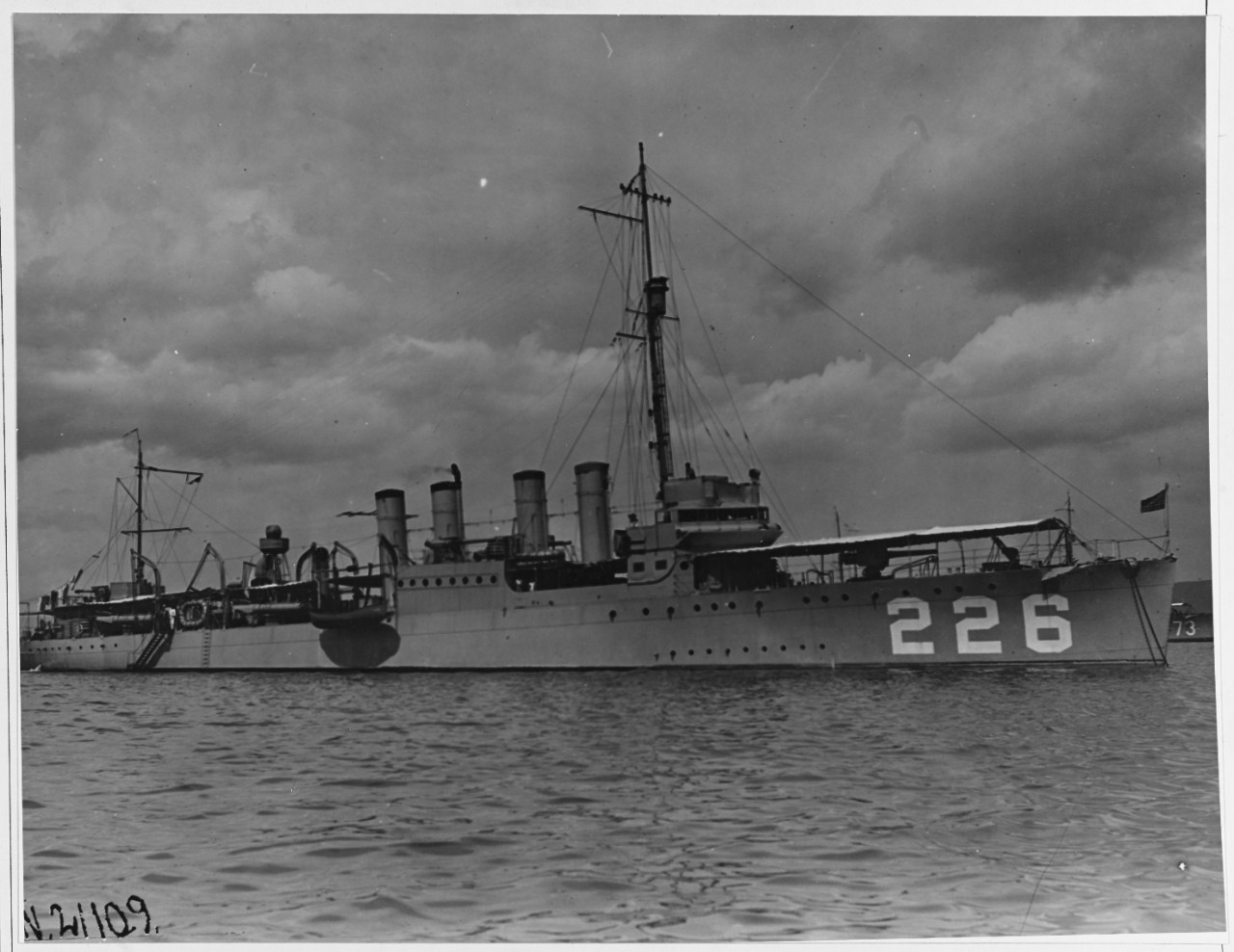 USS PEARY (DD-226) (1920-1942). 