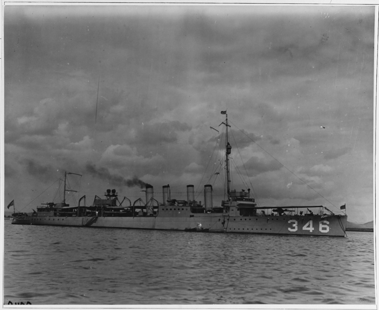 USS SICARD (DD-346) (1920-1946). 