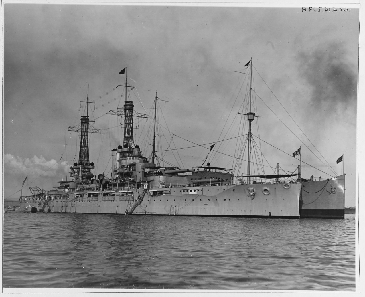 USS NEVADA (BB-36) (1916-1948). 
