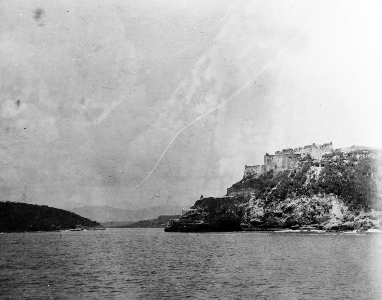 Morro Castle at entrance to Santiago Harbor, Cuba, 1898.
