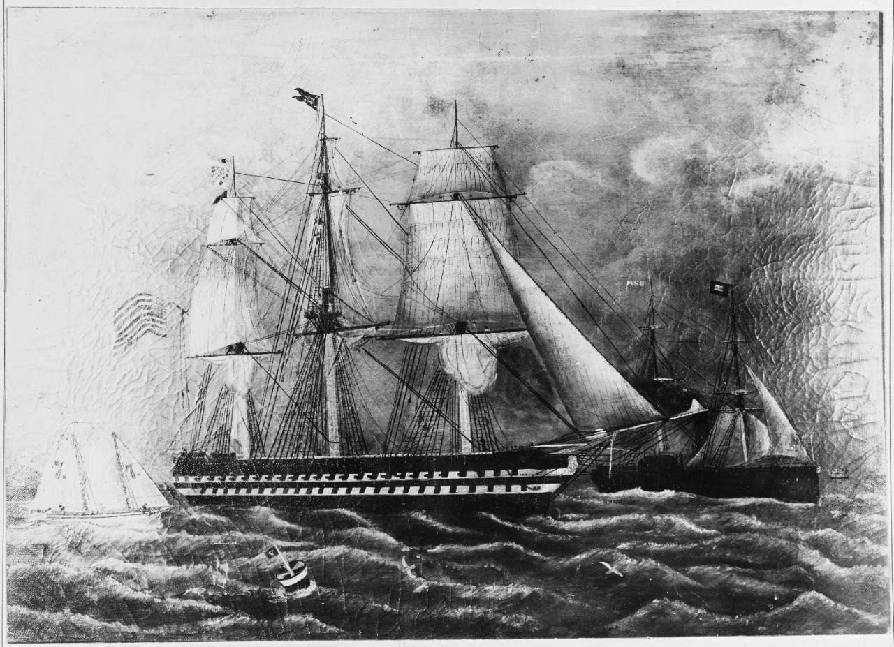 U.S. ship of the line COLUMBUS (1819-1861)