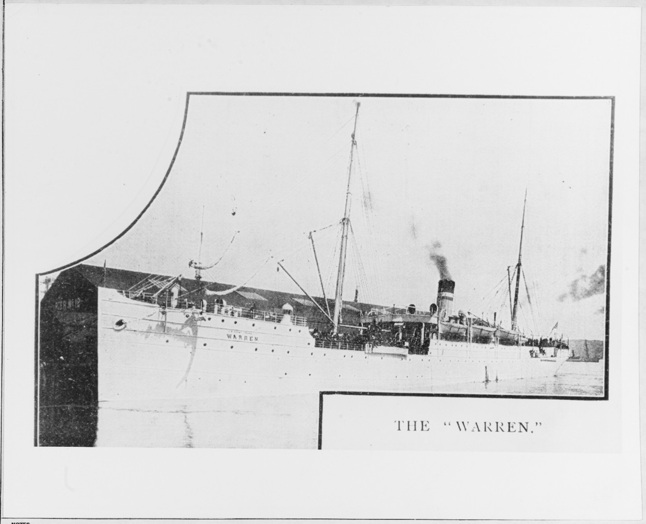 U.S. transport WARREN, 1898.