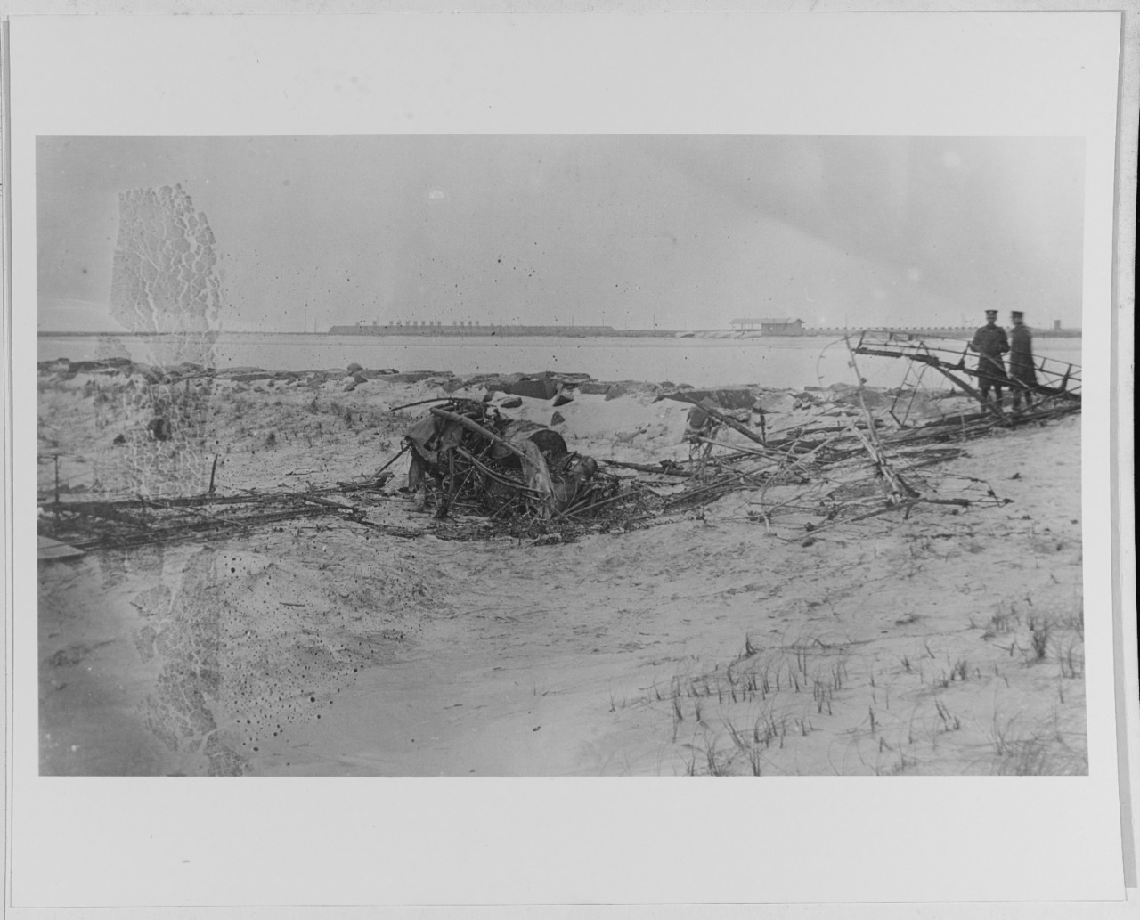 Wreckage of R-9 (BuNo A-312)