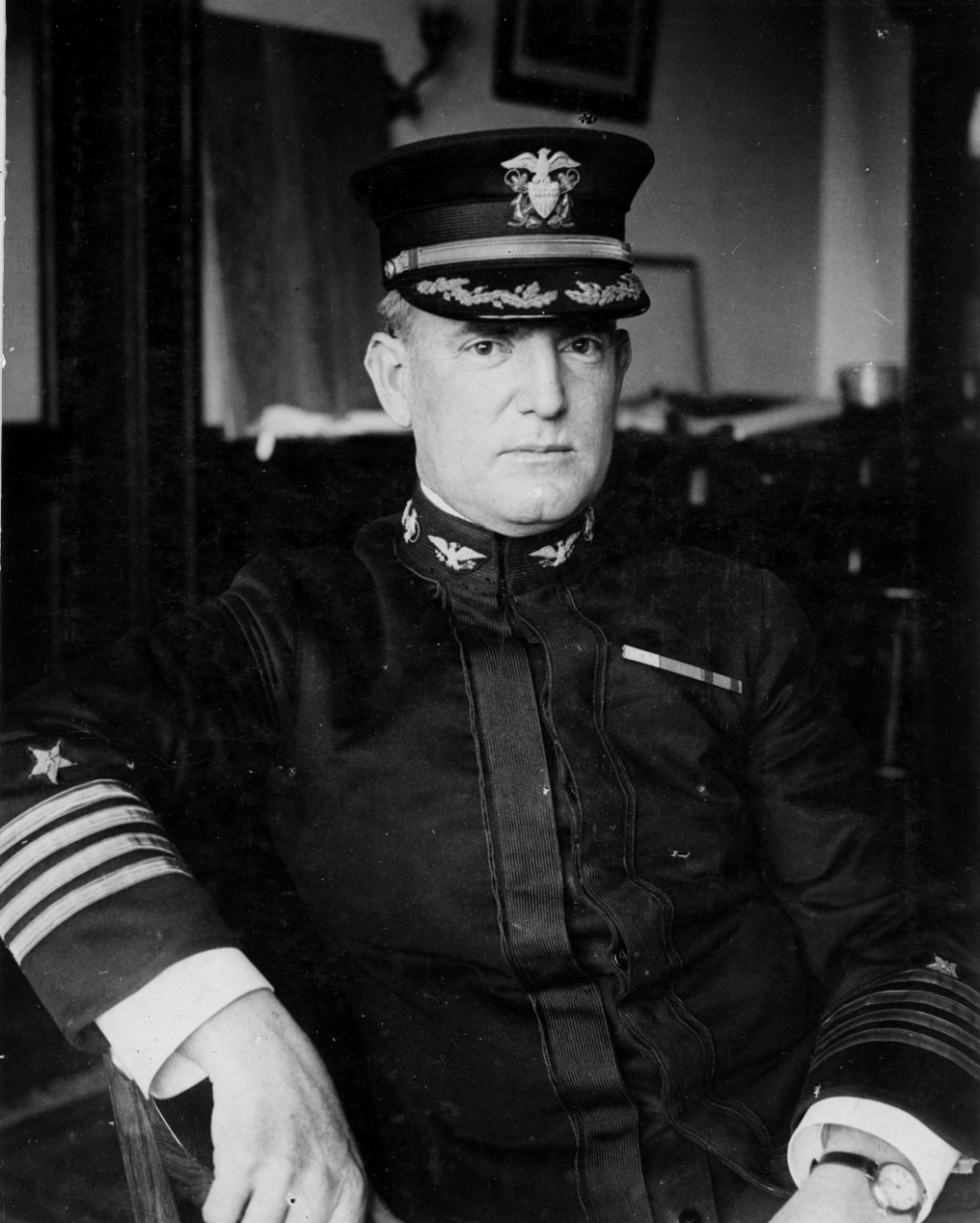 CAPT William A. Moffett, Commandant of Naval Training Center, Great Lakes, IL, September 17, 1914-December, 1918. 
