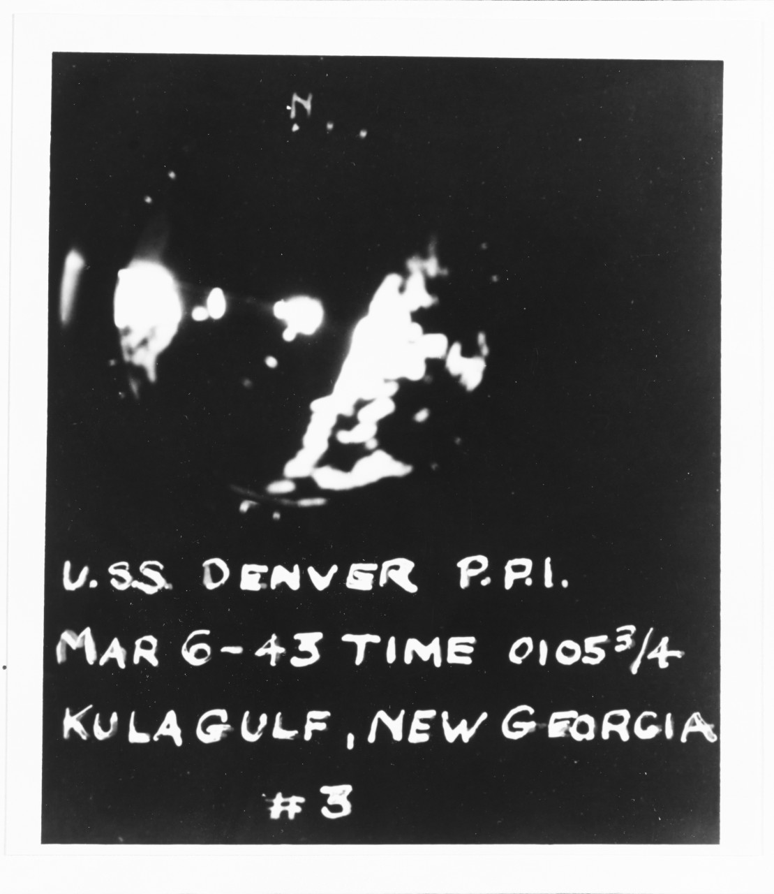 Photo #: NH 100387  Action in Kula Gulf, 6 March 1943
