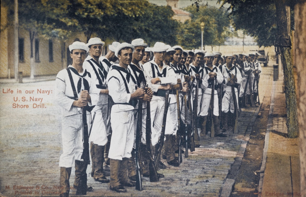 Sailors During Shore Drill