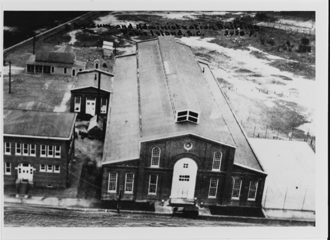 Marine Barracks, Parris Island, South Carolina. Lyceum and Administration Building