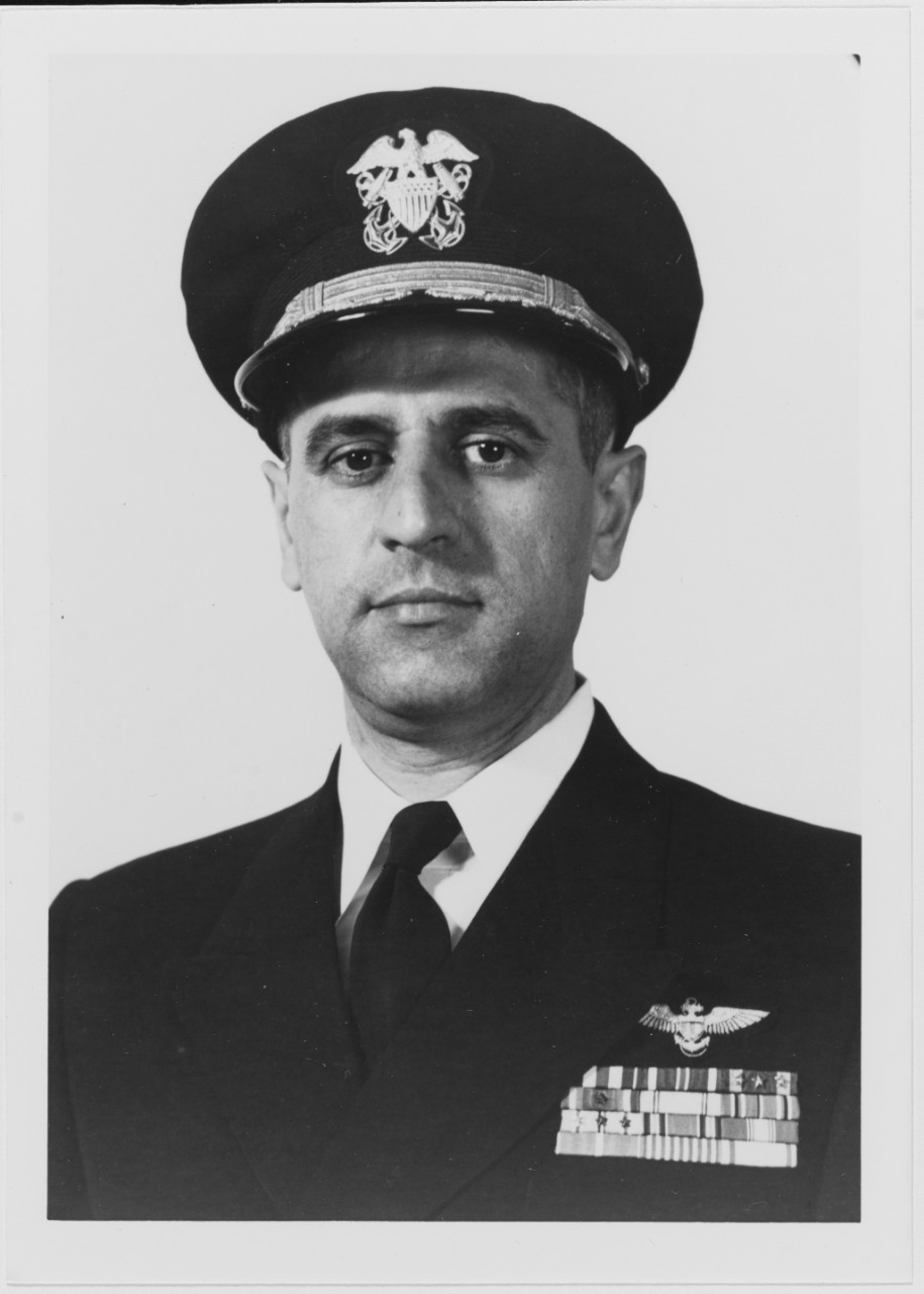 Commander Edmund J. Mansueto, USN. Photograph taken on June 23, 1954