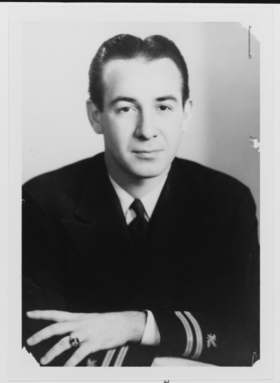 Lieutenant John Creath Speer, USNR (SC) photographed on May 1, 1950