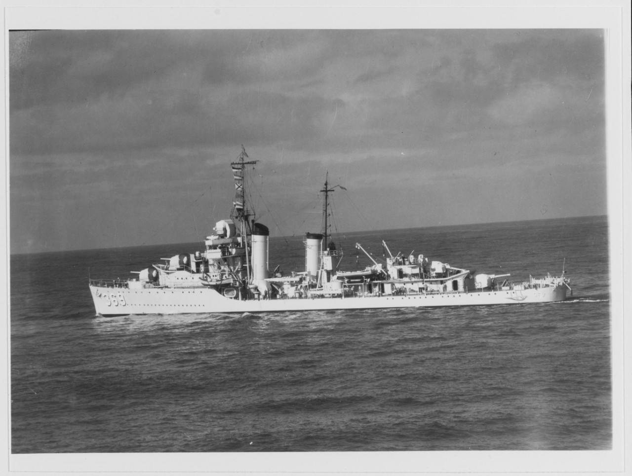 USS REID (DD-369) at sea, November 29, 1937