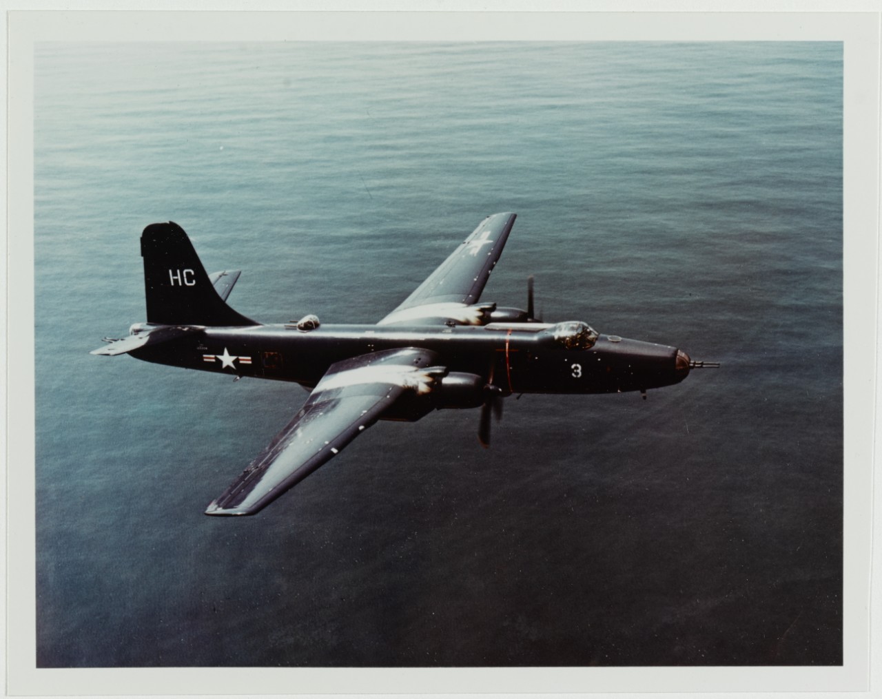 MARTIN P4M in flight over Patuxent River, Maryland, circa 1950s