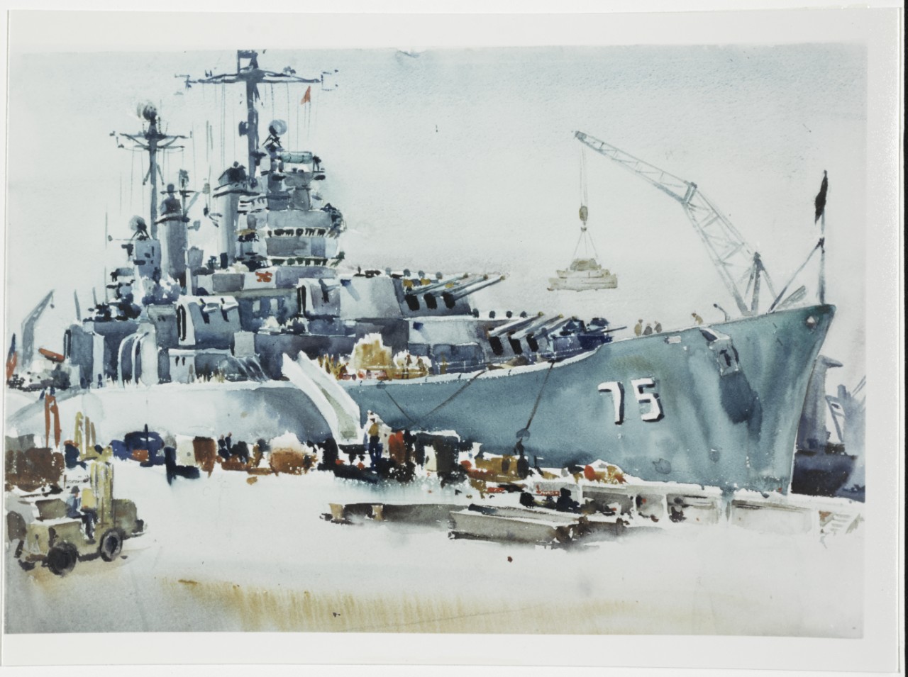 USS HELENA (CA-75) "Crash Deployment Suez Crisis 1956"