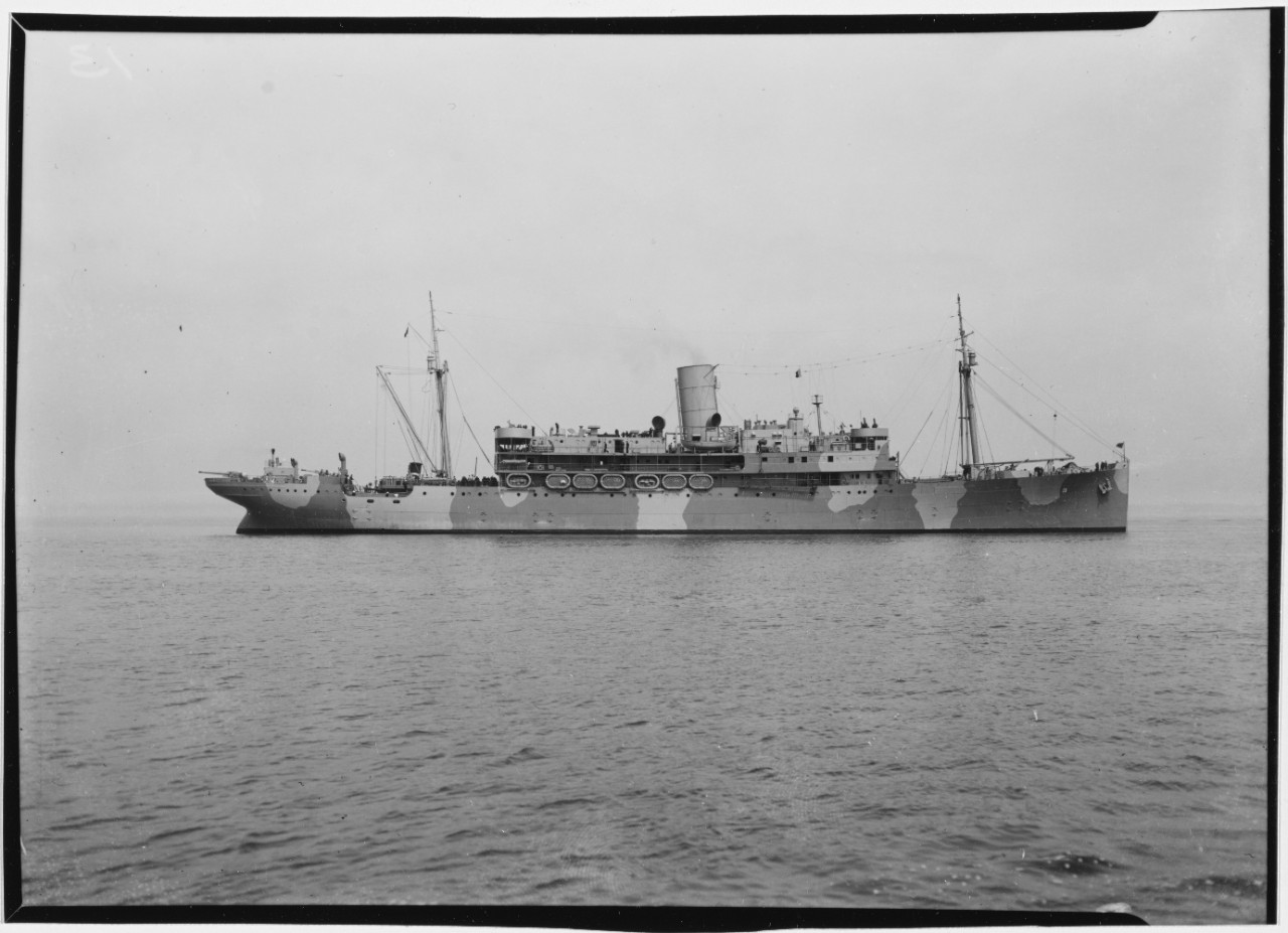 USS TARAZED (AF-13) photographed in 1942